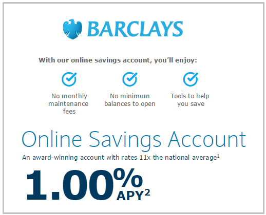 Barclays Online Savings Reviews