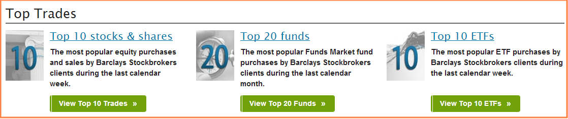 Barclays - Top trades