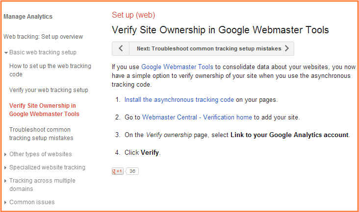 Verify Website with Google